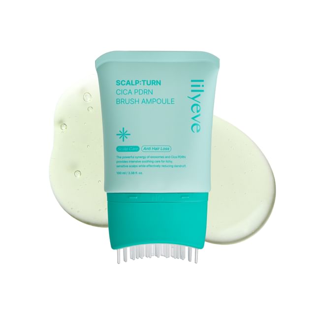 LILYEVE SCALP:TURN CICA PDRN BRUSH AMPOULE 100ML
